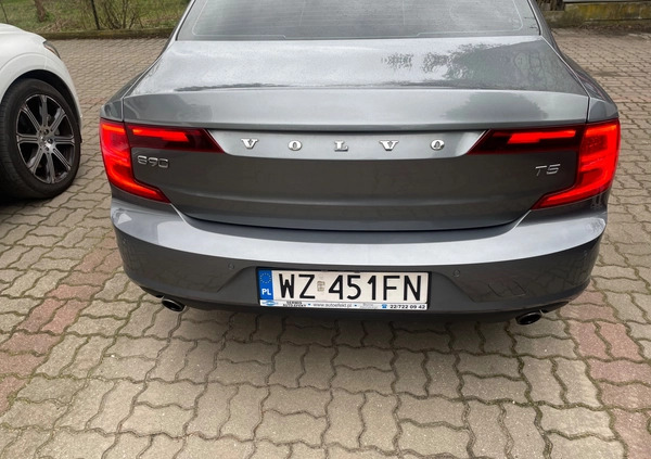 Volvo S90 cena 108000 przebieg: 92000, rok produkcji 2018 z Warszawa małe 326